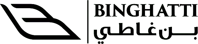 Binghatti — logo dewelopera nieruchomości w Dubaju