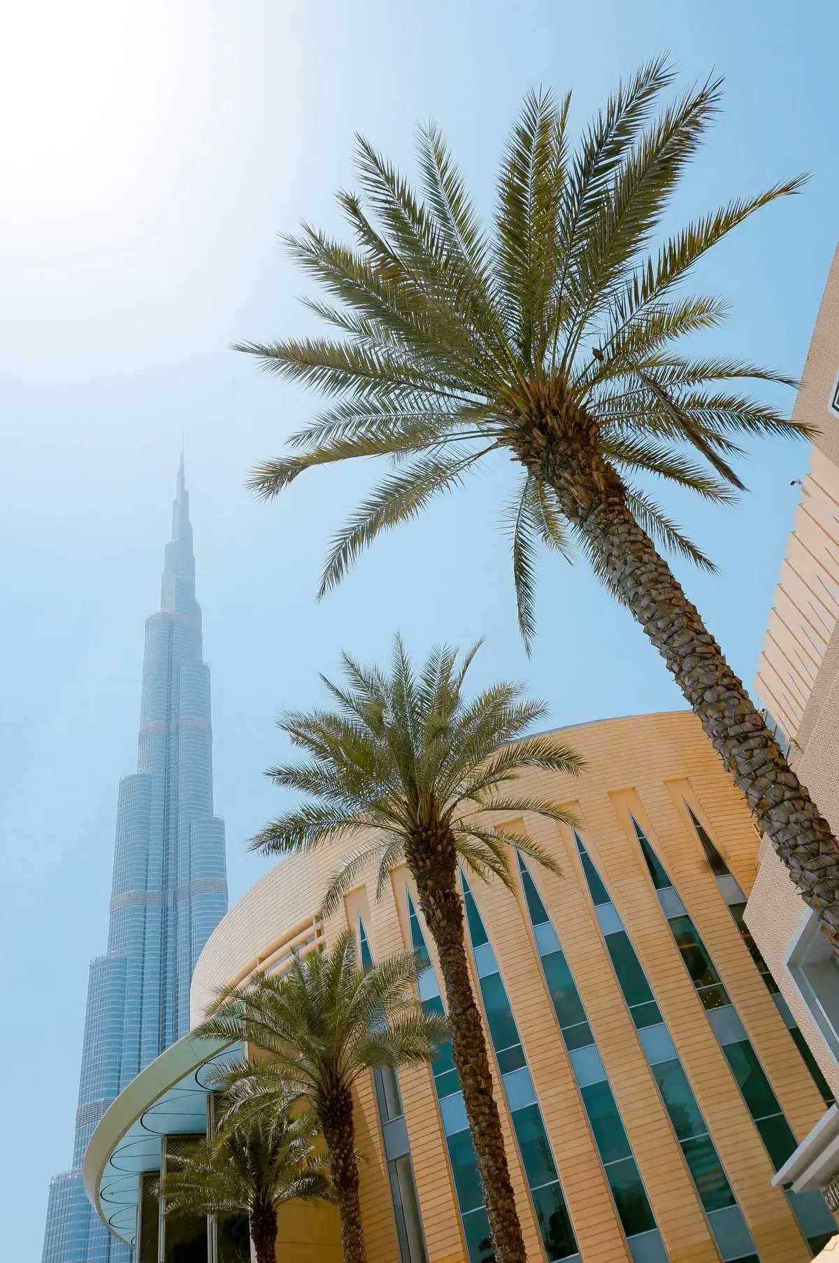Wnętrze apartamentu na wynajem w Dubaju z widokiem na miasto